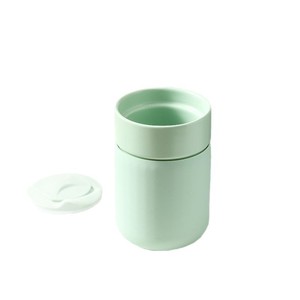 كوب سيراميك محمول سعة 10 أونصات مع غطاء سيليكون واقي، كوب قهوة مخصص للسفر سعة 280 مل، كوب خزفي مطبوع للسيارة - Product Image 5