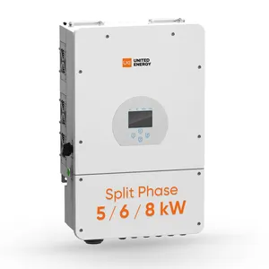 Ons 3 Fase Omvormers 5kw 6K 8kw 10kw 120/240 Hybride Zonne-Energie Omvormer Met Mppt Lading Controller