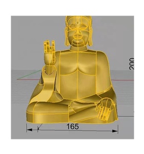 Bouddha gonflable, géant, personnalisé, solide, pour les activités bouddhistes en extérieur - Product Image 2