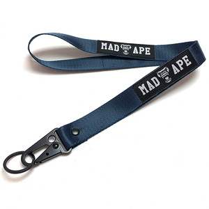 Correa <span class=keywords><strong>de</strong></span> Muñeca con Logotipo Personalizado del Fabricante, Sin Pedido Mínimo, Llavero <span class=keywords><strong>de</strong></span> Poliéster y Nailon Tejido, Cordones Personalizados - Product Image 2