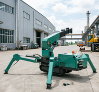 Mobiler Hydraulischer 18m Elektrostart-Spinnenkran mit 360° Drehfunktion für Innenlager-Hebearbeiten