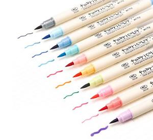 Marqueurs pinceau aquarelle Stylos de calligraphie Marqueur pinceau doux - Product Image 4