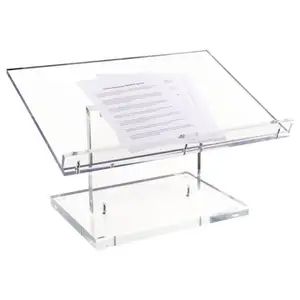 VONVIK Modernen Klaren Acryl Einzigen Platte Tabletop Podium