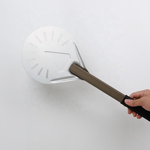 Dụng Cụ Làm Bánh Gia Dụng Lò Nướng 8Inch Xách Tay Và Có Thể Tháo Rời Hợp Kim Tròn Nhỏ <span class=keywords><strong>Pizza</strong></span> Peel Xẻng - Product Image 6