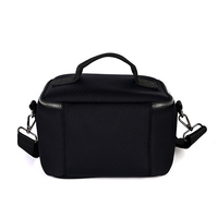 Sac isotherme personnalisé en néoprène noir pour le déjeuner, idéal pour le bureau, les voyages, les pique-niques, sac thermique souple avec bandoulière