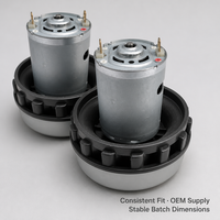 Moteur électrique CC 7,4-25,2 V pour aspirateur, version commande en gros, moteur d'aspiration avec étiquettes personnalisées pour les sociétés d'import-export