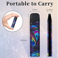 Dispositif électronique jetable personnalisé ODM d'usine, vide et rechargeable, 1ml 2ml 3ml 4ml 5ml 6ml 2g, avec fonction allume-cigare USB, AU DE