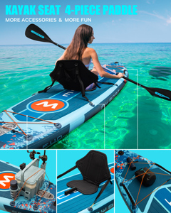 Tabla de Paddle Surf <span class=keywords><strong>Hinchable</strong></span> OEM Drop Stitch para Pesca SUP con 3 Aletas, Precio Mayorista, Dropshipping - Product Image 4