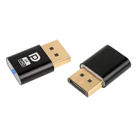 Adaptateur DP 4K, Émulateur de tête de clavier virtuelle (EDID) pour cartes graphiques PC, Accessoires de bureau