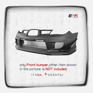 Pare-chocs avant style VTX Premium pour Subaru Impreza WRX 9ème génération GDC GD Chassis Hawkeye JDM 2004-2007, pièces de tuning rallye. - Product Image 1