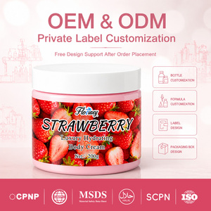 Loción Corporal con Extracto de Fresa, Manteca de Karité, Aceite de Jojoba, Hidratación Profunda, Reparación de la Barrera Cutánea, Suaviza la Piel Seca, Logotipo Personalizado - Product Image 2