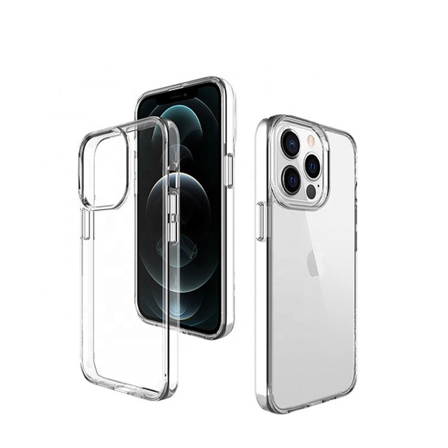 Wholesale Shockproof Customise Phone Case Space Vendor Clear Transparent TPU PC Phone Case for iPhone 13 Pro