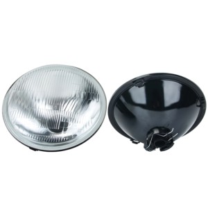 Boîtier de phare rond de 7 pouces, 12V, nouveau, ajustement universel, faisceau haut/bas pour phare antibrouillard H4 <span class=keywords><strong>LED</strong></span> ou halogène - Product Image 3
