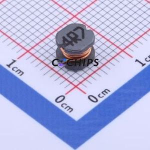 CD54-4R7M 4.7UH ตัวเหนี่ยวนำไฟฟ้าแบบ SMD,5.8x5.2 มม. ( ค่าความเหนี่ยวนำ: )( ความแม่นยำ: 20% กระแสไฟฟ้าที่กำหนด: 2.8A ) - Product Image 1