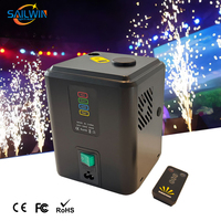 Sailwin EU Stock SFX Effets Spéciaux 350W Fontaine 3M Mini Machine à Étincelles Froides Sans Fil Machine Pyro Froide Feux d'Artifice pour Mariage