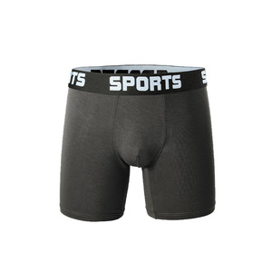ODM boxeurs de Sport européens américains pour hommes mi-hauteur sous-vêtements antibactériens respirants Anti-scrotal humidité 2XL slips boxeurs - Product Image 5