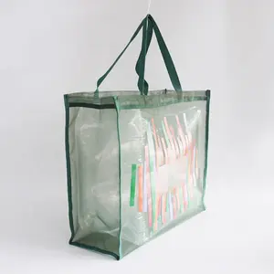 Large Capacity Customised CMYK Printing Nylon Net Shopping Shoulder Bag Mesh Women Beach Tote Bag