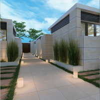 Revêtement mural extérieur en pierre naturelle de granit imperméable de haute qualité 600*600, carreaux de pavé, carreaux de sol extérieurs