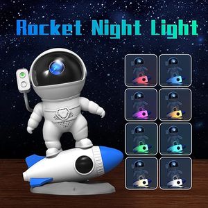 Звездный проектор Галактический Ночной свет, Космический проектор астронавта, звездная Туманность потолочная Светодиодная лампа с таймером и дистанционным управлением, ракетный свет - Product Image 5