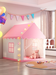 Carpa de Juego Infantil Plegable Tipo <span class=keywords><strong>Castillo</strong></span>, Casa de Juego Azul para Bebés, Niños y Niñas, para Acampar, Jugar al Aire Libre, Juguetes para Niños - Product Image 3