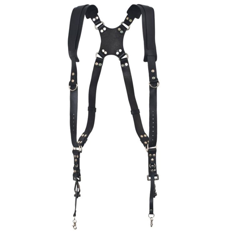 Tracolla Fotocamera Rilascio Rapido - Regolabile Per DSLR E Mirrorless, Nero