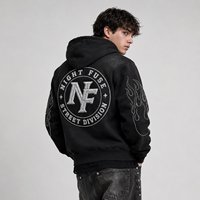 Jaket Pria Musim Dingin OEM Custom Bordir Logo Berhias Rhinestone Berkualitas Tinggi Desainer Nail Bead Streetwear Oversized Katun Crop ODM Zip