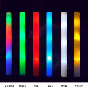 Bâtons lumineux en mousse LED pour mariage, baguettes scintillantes colorées qui brillent dans le noir, accessoires de fête, raves, concerts - Product Image 4