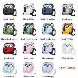 Estuche protector para auriculares a prueba de golpes con armadura de interruptor automático magnético + gancho para <span class=keywords><strong>Apple</strong></span> <span class=keywords><strong>Airpods</strong></span> 4 ANC / 3 / 2 / Pro 2 / Pro - Product Image 6