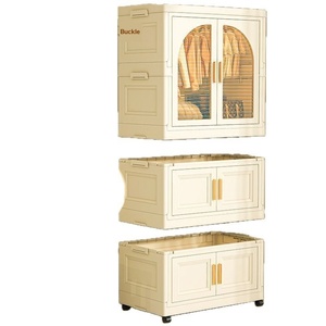 <span class=keywords><strong>Armoire</strong></span> de rangement pliable en plastique, montage simple, multi-niveaux, multifonctionnelle, design américain, <span class=keywords><strong>armoire</strong></span> pour bébé pour enfants - Product Image 5