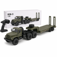 Camion RC Crawler - Véhicule télécommandé de niveau expert avec carrosserie métallique, chargeur inclus, portée de 40 m, prêt à l'emploi, utilisation intérieure/extérieure