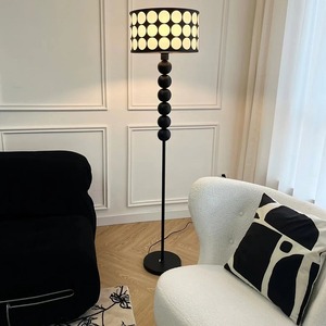 Polka Dot Minimalist Floor <b>Lamp</b> Led Light Source <b>Switch</b> Control Home Living Room Bedroom Ambient Lighting - Product Image 5