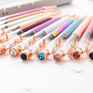 DIY <b>Empty</b> Tube Metal Ballpoint Pen Manufacturer New Creative Four-Leaf Clover Custom Logo Office Stationery Manufacturer - Product Image 2