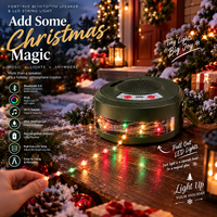 Guirlande lumineuse LED colorée pour le camping - Utilisation en extérieur, lampe de camping suspendue, batterie rechargeable, indice de protection IP65, pour les fêtes, les arbres