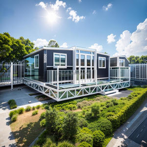 Sang trọng 40ft mở rộng container biệt thự bê tông đúc sẵn nhà với 2 3 4 phòng ngủ vật liệu thép bao gồm cả nhà vệ sinh vòi hoa sen - Product Image 1