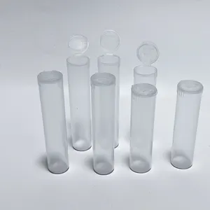 78 मिमी प्री रोल प्लास्टिक ट्यूब प्लास्टिक जार एयरटाइट स्मेल लॉक टिकाऊ शीशियां ट्यूब निचोड़ बोतल 78 मिमी