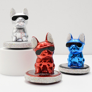 Ambientador de coche Bulldog americano, humidificador de aromaterapia para perros <span class=keywords><strong>Bully</strong></span> francés, recarga de Perfume, difusor de cápsula de salida de fragancia - Product Image 3