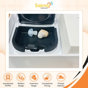 เครื่องช่วยฟังแบบอนาล็อกสีเบจรุ่นล่าสุด คุณภาพดี สำหรับผู้มีปัญหาการได้ยินระดับเล็กน้อยถึงปานกลาง ใช้งานได้ทันที รุ่น Vivo3 แบบ CIC วางจำหน่ายแล้ว - Product Image 3