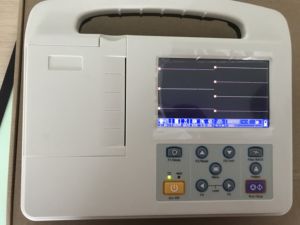 Mesin EKG 12 timah elektrokardiograf 3 saluran 5 inci dokter hewan <span class=keywords><strong>ECG</strong></span> - Product Image 4