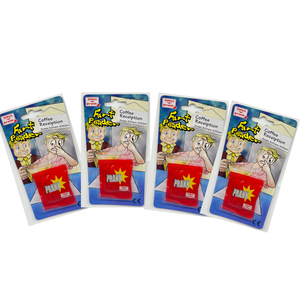 Polvo de Broma Aclamado para Bromas, Juguetes Novedosos, Divertido Truco de Broma del Día de los Inocentes, Certificado EN71 CE BSCI, Ecológico, Patrón de Cubos - Product Image 1