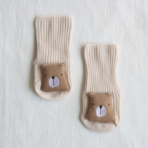 Chaussettes 3D pour nouveau-nés et tout-petits, en coton, mignonnes et adorables, avec antidérapant - Product Image 5