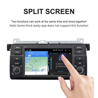 Reproductor de DVD para Auto de 7 Pulgadas con Pantalla IPS de 4 Núcleos, WIFI, GPS, Android, Estéreo 2 Din para BMW E46 1998-2005