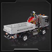 Mould King 19016 Technicals Kits de ladrillos de grúa montada en camión 3767PCS Bomba de hormigón neumática Bloques de construcción de camiones para niños