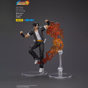 Figura de Acción Coleccionable JOYTOY <span class=keywords><strong>KOF</strong></span> 98UM Hero Team Kyo Kusanagi JT01420 Escala 1/18, Modelo Articulado - Product Image 4