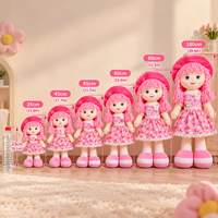 Peluche personnalisée, poupée en tissu, princesse, animaux en peluche, peluches en laine, robe pour filles, cadeau, boutique, fournitures