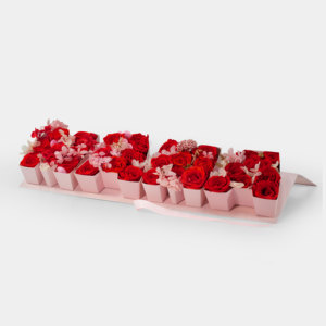 Caja de Embalaje de Flores de Lujo al por Mayor, Caja con Letras MAMA y Ventana Transparente - Product Image 2