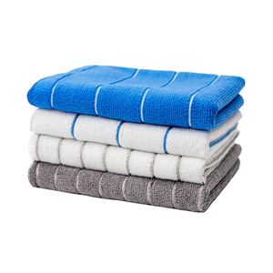 Serviette de nettoyage rayée pour la maison 40x60cm multifonctionnelle sans peluches pour casseroles et poêles - Product Image 3