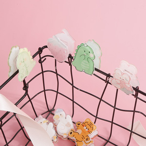 Hot bán Double Sided in ấn PP Clip mô hình dễ thương nam châm Acrylic Epoxy Clip - Product Image 6