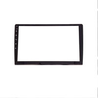 Verre aluminosilicate renforcé chimiquement, peint noir sur le dos et sur les bords, OEM. Panneaux en verre tactile.