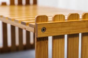 2 टियर टेबल टेबल बांस का पौधा इनडोर प्लांट स्टैंड के लिए फूलों का स्टैंड - Product Image 3