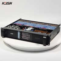 Amplificateur Numérique FP10000Q 10000W RMS 4x1350W PFC DSP 4 Canaux Stable 2 Ohms, Ampli de Puissance Élevée pour Line Array et Subwoofer